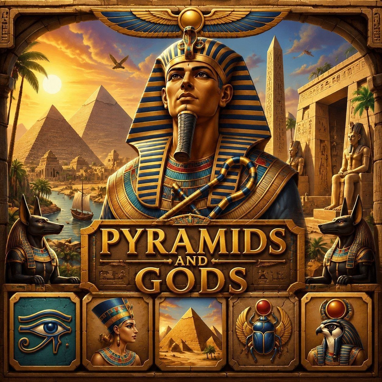 PYRAMIDS and GODS - zarabotok bez vlozhenii`. 20-urovnei` ref!